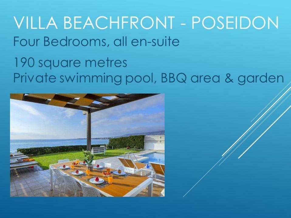 Blue Coral Beach Villas Three Exclusive Villas - Poseidon - Nautilus - Oceanos - And - Baby Coral Bungalow Коръл бей Екстериор снимка